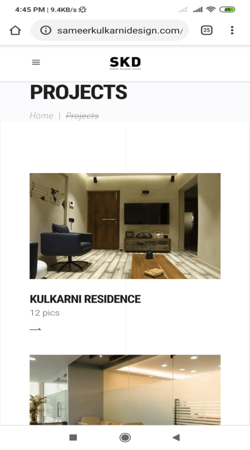 SameerKulkarni Design screenshot 4